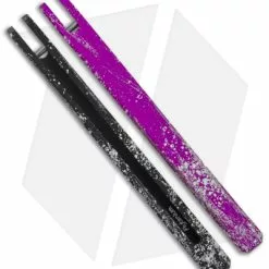 Flytanium Splatter Aluminum Channel Handles For Kershaw Lucha Balisong Knife -American Made Knives Sales Store Flytanium Splkatter Aluminum Channel Handles for Kershaw Lucha Balisong Knife BHQ 138376 jr 4 side