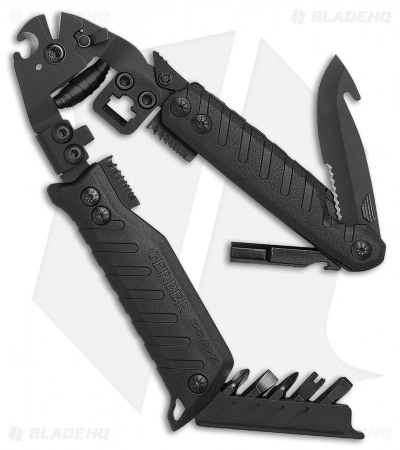 Gerber Cable Dawg Multi-Tool (Black) Brown Sheath 30-000397 1 Gerber Cable Dawg Multi-Tool (Black) Brown Sheath 30-000397