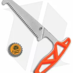 Gerber Exo-Mod Pack Saw Orange (5" Stonewash Serr) -American Made Knives Sales Store Gerber Exo Mod Saw FB SE Orange BHQ 146347 td size