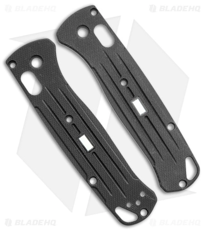 Glow Rhino Benchmade Bugout Sculpted G-10 Scales With Tritium Insert (Black) 1 Glow Rhino Benchmade Bugout Sculpted G-10 Scales With Tritium Insert (Black)