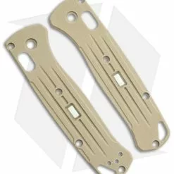 Glow Rhino Benchmade Bugout Sculpted G-10 Scales With Tritium Insert (Tan)