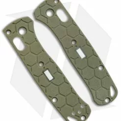Glow Rhino Benchmade Mini Bugout G-10 Scales With Tritium Insert (OD Green)