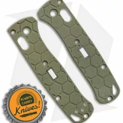 Glow Rhino Benchmade Mini Bugout G-10 Scales With Tritium Insert (OD Green) -American Made Knives Sales Store Glow Rhino Customs Mini Bugout OD Green BHQ 139595 jr bottlecap
