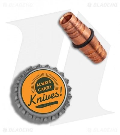 Hinderer Knives Alpha Copper Lanyard Bead 2 Hinderer Knives Alpha Copper Lanyard Bead - Image 2