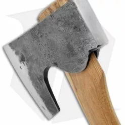Hoffman Blacksmithing 32" Bearded Axe W/ Ash Handle -American Made Knives Sales Store Hoffman Blacksmithing 32in bearded axe ash handle BHQ 68474 er side