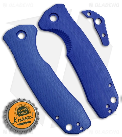Honey Badger Knives Large Handle Set Blue G-10 2 Honey Badger Knives Large Handle Set Blue G-10 - Image 2