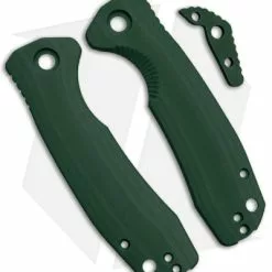 Honey Badger Knives Medium Handle Set Foliage Green G-10