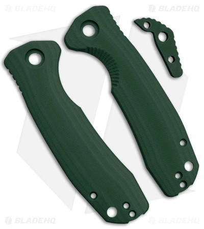 Honey Badger Knives Medium Handle Set Foliage Green G-10 1 Honey Badger Knives Medium Handle Set Foliage Green G-10