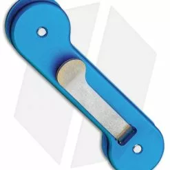 KEY-BAR Blue Aluminum Premium Pocket Key Holder/Organizer -American Made Knives Sales Store KEY BAR Blue Aluminum Premium Pocket Key Holder Organizer BHQ 55181 jr back