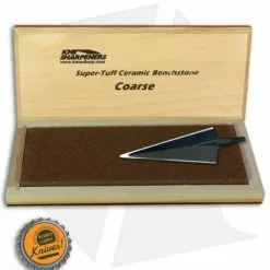 KME Sharpeners "Super-Tuff" Bench Ceramic Sharpening Stone - Coarse Grit -American Made Knives Sales Store KME Sharpeners Super Tuff Bench Ceramic Sharpening Stone Coarse Grit AO62 C BHQ 55512 jr bottlecap