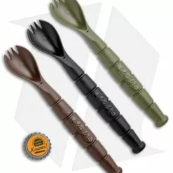 Ka-Bar Field Kit Spork/Knife 3 Pack (Black, Brown, OD Green) -American Made Knives Sales Store Ka Bar Field Kit Spork Knife 3 Pack KA9909MIL BHQ 96334 jr bottlecap