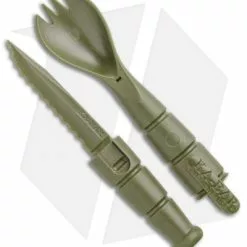 Ka-Bar Field Kit Spork/Knife 3 Pack (Black, Brown, OD Green) -American Made Knives Sales Store Ka Bar Field Kit Spork Knife 3 Pack KA9909MIL BHQ 96334 jr green knife