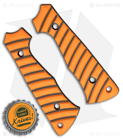 Kilroy's Workshop Mini-Hawk Orange/Black G-10 Scales 2 Kilroy's Workshop Mini-Hawk Orange/Black G-10 Scales - Image 2