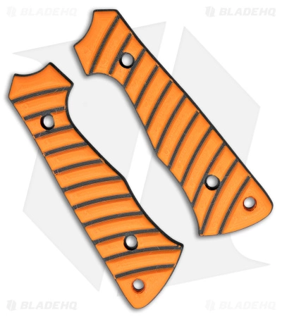 Kilroy's Workshop Mini-Hawk Orange/Black G-10 Scales 1 Kilroy's Workshop Mini-Hawk Orange/Black G-10 Scales