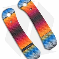 KNAFS Lander Knife Scales Mexican Blanket G-10