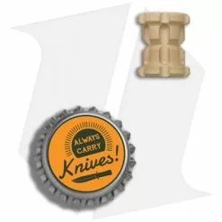Koch Tools Ball Nose Brass Bead - Smooth Blasted -American Made Knives Sales Store Koch Tools Ball Nose Brass Bead Smooth Blasted BHQ 82165 er bottlecap