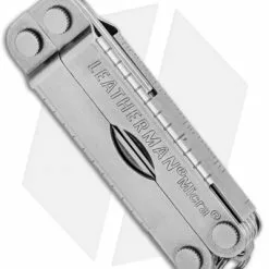 Leatherman Micra Heritage Edition Multi-Tool (10-in1) 832557 -American Made Knives Sales Store Leatherman Micra Heritage Vintage Leather Sheath 832557 BHQ 80951 jr side