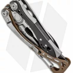 Leatherman Skeletool Multi Tool Coyote Tan (7-in-1) 832198 -American Made Knives Sales Store Leatherman Skeletool Multi Tool Coyote Tan 7 in 1 832198 BHQ 96253 jr side