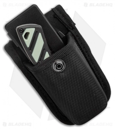 Schrade Old Timer Replaceable Blade Knife Black/Green Rubber FRN (2.75" Satin) 4 Schrade Old Timer Replaceable Blade Knife Black/Green Rubber FRN (2.75" Satin) - Image 4