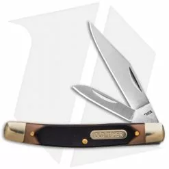 Schrade Old Timer Traditional Pocket Knife/Leather Keychain Set -American Made Knives Sales Store Old Timer Trapper w Leather Keychain BHQ 123465 td knife