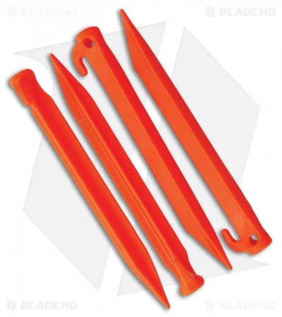 Ontario Knife Company Ontario Jericho Vampyr 9" Tent Stakes 4-Pack (Orange) 0414OR 1 Ontario Knife Company Ontario Jericho Vampyr 9" Tent Stakes 4-Pack (Orange) 0414OR