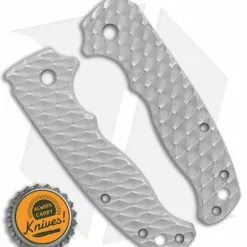 Original GOAT Demko AD20.5 Replacement Phat Scales - Expanded/Aluminum/Buff -American Made Knives Sales Store Original Goat Demko AD20.5 Replacement Phat Scales Expanded Aluminum Buff BHQ 177728 jr bottlecap