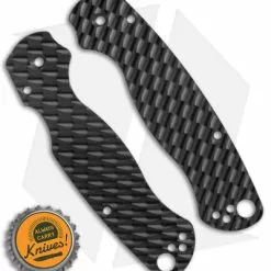 Original GOAT Spyderco PM2 Replacement Scales - Expanded/Aluminum/Black -American Made Knives Sales Store Original Goat Spyderco PM2 Replacement Scales Expanded Aluminum Black BHQ 177734 jr bottlecap