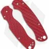 Original GOAT Spyderco PM2 Replacement Scales - OG2/Aluminum/Red