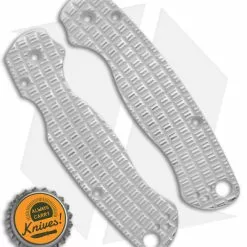 Original GOAT Spyderco PM2 Replacement Scales - Pineapple/Aluminum/Buff -American Made Knives Sales Store Original Goat Spyderco PM2 Replacement Scales Pineapple Aluminum Buff BHQ 177736 jr bottlecap
