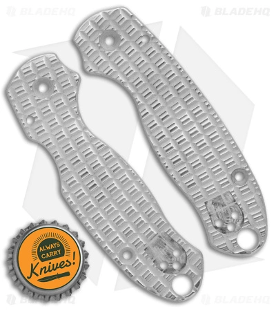 Original GOAT Spyderco Para 3 Replacement Scales - Pineapple/Aluminum/Buff 3 Original GOAT Spyderco Para 3 Replacement Scales - Pineapple/Aluminum/Buff - Image 3