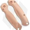 Flytanium Custom Copper Lotus Scales For Spyderco Paramilitary 2