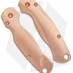 Flytanium Custom Copper Lotus Scales For Spyderco Paramilitary 2