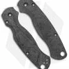 Flytanium Custom Shred Carbon Fiber Lotus Scales For Spyderco Paramilitary 2