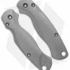 Flytanium Titanium Lotus Scales For Spyderco Paramilitary 2 - Bead Blasted