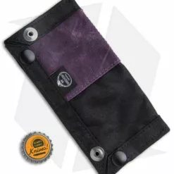 PNW Bushcraft EDC Travel Tray - Black/Purple Waxed Canvas -American Made Knives Sales Store PNWBushcraft Black Purple Waxed Canvas EDC Travel Tray BHQ 176401 jr bottlecap
