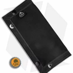 PNW Bushcraft EDC Travel/Dump Tray - Black Waxed Canvas -American Made Knives Sales Store PNWBushcraft Black Waxed Canvas Travel Dump Tray BHQ 176407 jr bottlecap