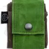 PNW Bushcraft Rugged Waxed Foraging Pouch Hip Bag - Brown OD/Green Canvas