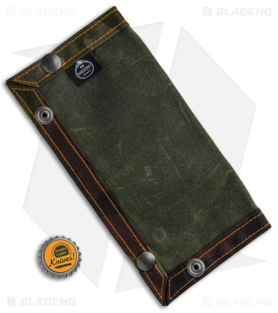 PNW Bushcraft EDC Travel/Dump Tray - Camo/OD Green Waxed Canvas 4 PNW Bushcraft EDC Travel/Dump Tray - Camo/OD Green Waxed Canvas - Image 4