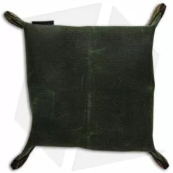 PNW Bushcraft EDC Travel/Dump Tray - Camo/OD Green Waxed Canvas 6 PNW Bushcraft EDC Travel/Dump Tray - Camo/OD Green Waxed Canvas -American Made Knives Sales Store PNWBushcraft Camo OD Green Waxed Canvas Travel Dump Tray BHQ 176406 jr bottom