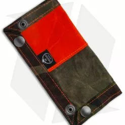 PNW Bushcraft EDC Travel Tray - Camo/Orange Waxed Canvas