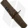 PNW Bushcraft Maple Pocket Knife Roll Waxed Canvas - Brown