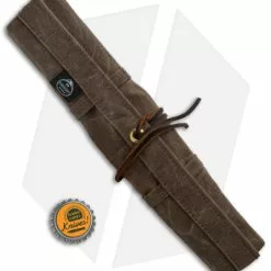 PNW Bushcraft Maple Pocket Knife Roll Waxed Canvas - Brown -American Made Knives Sales Store PNWBushcraft Maple Pocketknife Roll Brown Waxed Canvas BHQ 176414 jr bottlecap