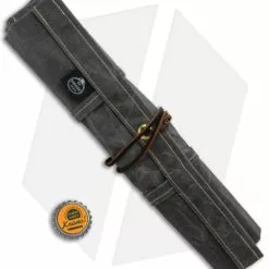 PNW Bushcraft Maple Pocket Knife Roll Waxed Canvas - Gray -American Made Knives Sales Store PNWBushcraft Maple Pocketknife Roll Gray Waxed Canvas BHQ 176416 jr bottlecap