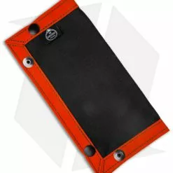 PNW Bushcraft EDC Travel/Dump Tray - Orange/Black Waxed Canvas