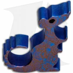 RB Tools & Design Nano "Carl" Titanium Keychain Pocket Tool - Paisley -American Made Knives Sales Store RB Tools Design Nano Carl Ti Keychain Pocket Tool Paisley BHQ 74826 jr side