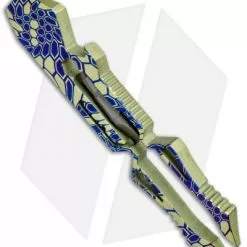 RB Tools & Design Enigma Titanium Pocket Probe Tool - Kryptek -American Made Knives Sales Store RB Tools Enigma Ti Pocket Probe Tool Kryptek BHQ 71490 jr side