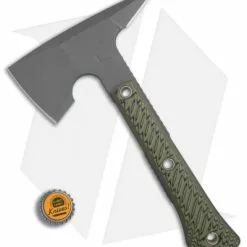 RMJ Tactical Mini Jenny 9.5" Tomahawk Axe Dirty Olive G-10 (Tungsten Cerakote) 7 RMJ Tactical Mini Jenny 9.5" Tomahawk Axe Dirty Olive G-10 (Tungsten Cerakote) -American Made Knives Sales Store RMJ Tactical Mini Jenny Tomahawk Axe Dirty Olive G10 tungsten cerakote BHQ 75929 er bottlecap