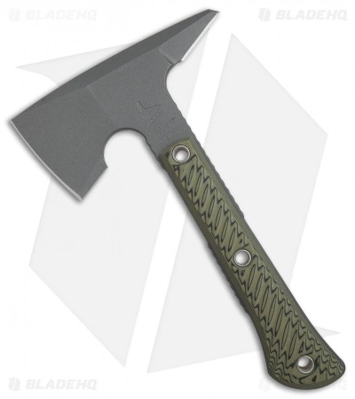 RMJ Tactical Mini Jenny 9.5" Tomahawk Axe Dirty Olive G-10 (Tungsten Cerakote) 1 RMJ Tactical Mini Jenny 9.5" Tomahawk Axe Dirty Olive G-10 (Tungsten Cerakote)