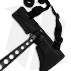 Red Rock RifleWorks Monolithic Tomahawk Axe W/ Sheath (Tumbled Finish) MT-1-T-SH -American Made Knives Sales Store Red Rock Rifleworks Monolithic Tomahawk Tumbled Finish MT 1 T SH BHQ 49119 jr sheath