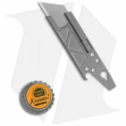 Todd Rexford Knives Rexford Knives RUT V3 Titanium Utility Tool Razor Blade (Triangle Pattern) -American Made Knives Sales Store Rexford Knives RUT V3 Ti utility tool razor blade triangle pattern BHQ 77945 er bottlecap